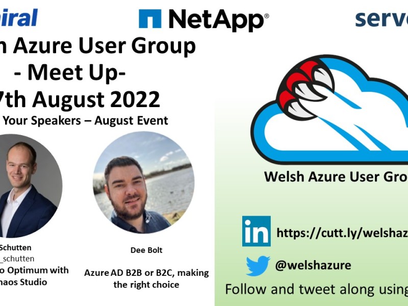 Welsh Azure User Group August 2022 Meet Up!