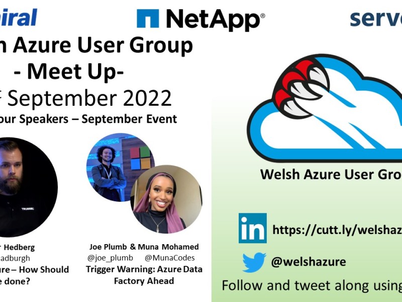 Welsh Azure User Group September 2022 Meet Up!