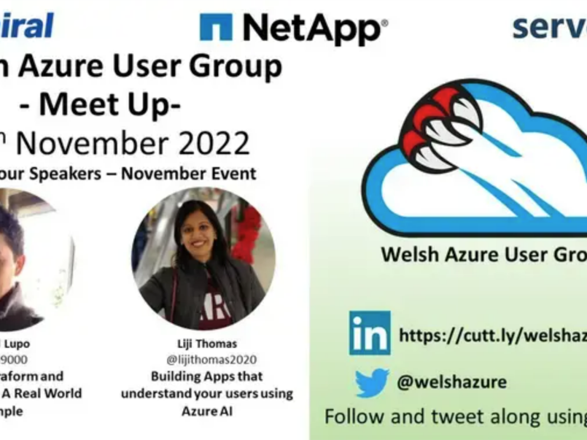 Welsh Azure User Group November 2022 Meet Up!