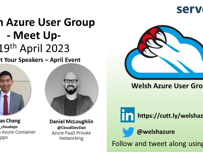Welsh Azure User Group April 2023 Meet Up!